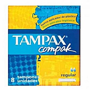 image of Absorvente Interno Tampax C / 8 Compak Regular