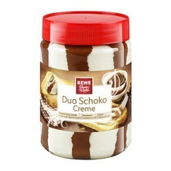 <span>Duo Schoko Creme, Milch Kakao - REWE Beste Wahl - 400g</span></div> (4388844105041)