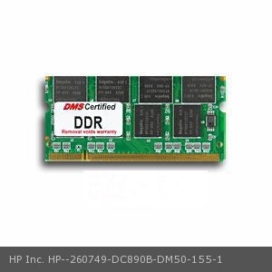 image of DMS Compatible / Replacement For HP Inc. DC890B Pavilion Dv1006ea 1GB DMS Certified Memory 200 Pin DDR PC2700 333MHZ 128X64 CL 2.5 Sodimm - DMS
