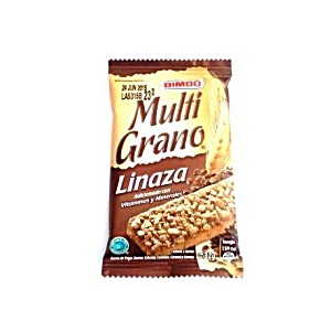 Barra multigrano bimbo linaza 42g (7501000339198)
