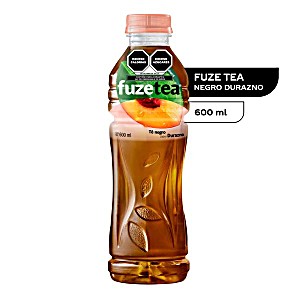 image of Fuze Tea Negro Durazno 600 ML