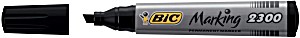 image of Permanent Marker Bic Marking 2300 Ecolutions , 3,7 MM Bis 5,5 MM, Schwarz