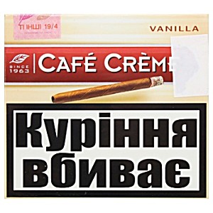 image of Cigarros Cafe Creme Vainilla X 10u