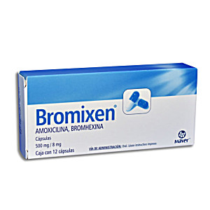 image of Bromixen Cap. 500 / 8 MG. Caja C / 12