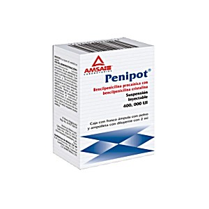 image of Penipot Iny 400,000 U. Caja Cfco Amp Cpvo Y Amp C2 ML