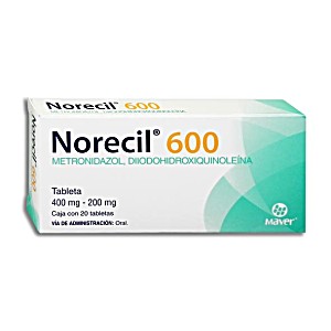 image of Norecil 600 Tab. 400 / 200 MG. Caja C / 20