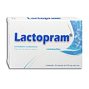 image of Lactopram 20 Caps 430 MG