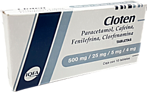 image of Cloten 10 Tab 500 / 25 / 5 / 4 MG