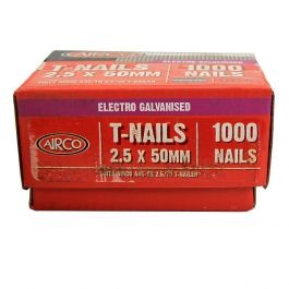 image of Airco T-nails - 50 X 2.5MM NT25501 NT25501