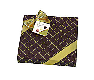 image of Boite Chocolat Carre Or Brun 250G