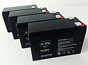 image of SPS Brand 12V 9ah Replacement Battery For Ub1290 For Apc BK500MC (terminal T2) (4 Pack)