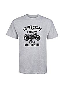image of I Dont Snore Motorcycle - Adult Short Sleeve Tee