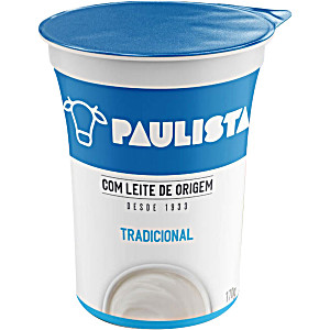 Iogurte Paulista 170G Integral Iogurte Integral (7891025422150)