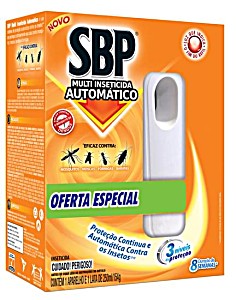 image of Inseticida Automtico SBP 250ML Aparelho+refil Unit