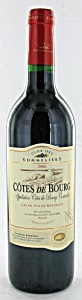 Вино Club des sommeliers кот де бур красн сух 750мл (3222471361443)