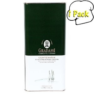 image of Cufrol Gradassi L2440 Italian Gradassi Centenaria Extra Virgin Olive Oil Bulk, 169 Oz