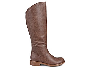 image of Journee Collection Womens Lawren Closed Toe Knee High Fashion, Brown, Size 7.5