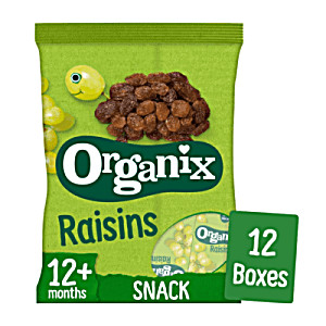 image of Organix Goodies Raisins Mini Boxes 168G