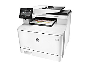 Мфу hp Color laserjet Pro m477fdn <cf378a> принтер/сканер/копир/факс, A4 adf, дуплекс, 27/27 стр/мин, 512мб, USB, lan (замена c (888793383414)