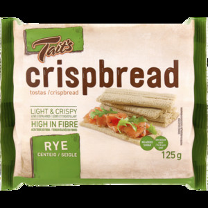image of Taits Rye Crackerbread 125G