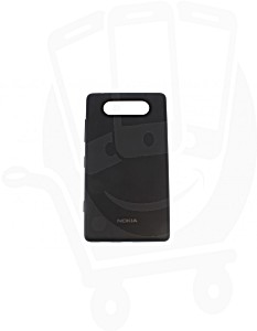 image of Genuine Nokia Lumia 820 Matt Black Battery Cover - 0259974