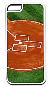 image of Baseball Home Plate Design White Rubber Case For the Apple Iphone 7 Plus / 7+ / Iphone 8 Plus / 8+ Iphone 7P Accessories - Iphone 8P Accessories