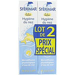 Upc Spray Hygiene Du Nez Bebe Lot De 2 X 100ml Sterimar
