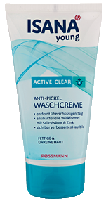 image of Isana Young Active Clear Anti-pickel Waschcreme