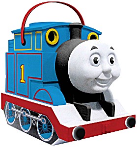 image of Thomas and Friends 3D Trick-or-treat Pail, Colorful Bucket For Halloween Or Play Time By Rubies