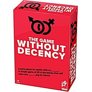 image of The Game Without Decency Game Box, For Adults 18+ By Cardinal Ship From Us