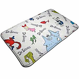 image of Dr. Seuss Soft Family Living Room Carpet Rugs For Children Play Solid Home Decorator Floor 50 X 80CM