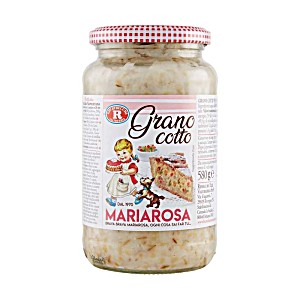 image of Rebecchi Mariarosa Grano Cotto, Cooked Wheat, 20.4 Oz 580G Jar