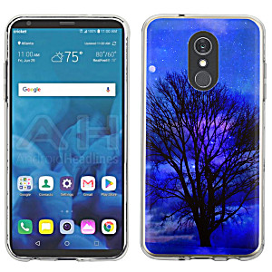 image of For LG Stylo 4 Case, Onetoughshield Scratch-resistant Tpu Protective Slim-fit Phone Case - Night Tree