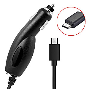 image of For Nokia Lumia 635 / 630 Premium Vehicle Car Charger With Built-in Micro USB Cable