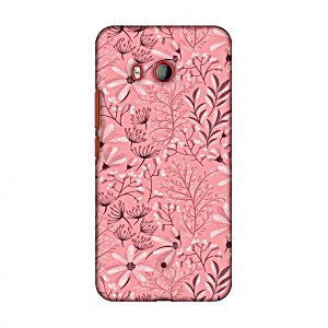 image of HTC U11 Case, Premium Handcrafted Printed Designer Hard Shockproof Case Back Cover For HTC U11 - Pretty Flowers 3