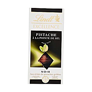 image of Lindt - Tablette 100G Chocolat Excellence Noir Pistache Lindt