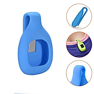 image of Silicone Belt Clip Replacement Holder Dust Cover Case For Fitbit Zip Activity Tracker Color:white