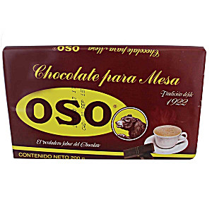Chocolate oso tablilla 200g (7501289620000)
