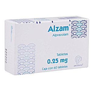 image of Alzam 0.25 MG Con 60 Tabletas