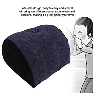 image of Eotvia Multifunctional Inflatable Sex Position Pillow Adult Hotel Chair Cushion, Sex Position Cushion, Inflatable Pillow