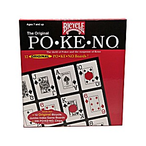 image of Pokeno, Easy To Read Jumbo Pokeno Boards! By Bicycle