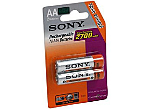 Аккумулятор пальчик sony hr06 (2700mah) AA /блистер/ цена за 2шт (упак) (4901660127815)
