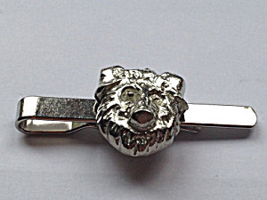 image of Collie Dog Head TG461 Made From Fine English Modern Pewter On a Tie Clip (slide) Posted By Us Gifts For All 2016 From Derbyshire Uk