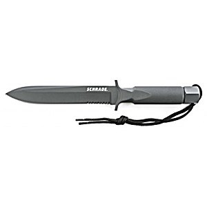image of Schrade SCHF1 Extreme Survival Special Forces Fixed Blade Knife, With Nylon Sheath