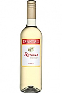 image of Vino Greco Bianco Secco Retsina (vino Resinato) Tsantali 11, 5% Alc / Vol