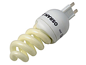 image of Osram Dulux Superstar Nano Twist Ampoule Fluocompacte G9 9W