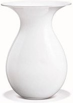 image of Holmegaard Shape Vase, Hvid, 21 CM.