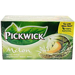 image of Pickwick Tee Melone / Meloen, Aromatisierter Schwarztee, Melonentee, 20 Teebeutel
