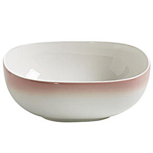 image of Maxwell & Williams Bisou Bowl, For Salad / Fruit, 25X22CM, Porcelain, Pink, P75225