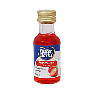 Foster clark's strawberry essence 12x12 x 28ml btl (5352101204616)